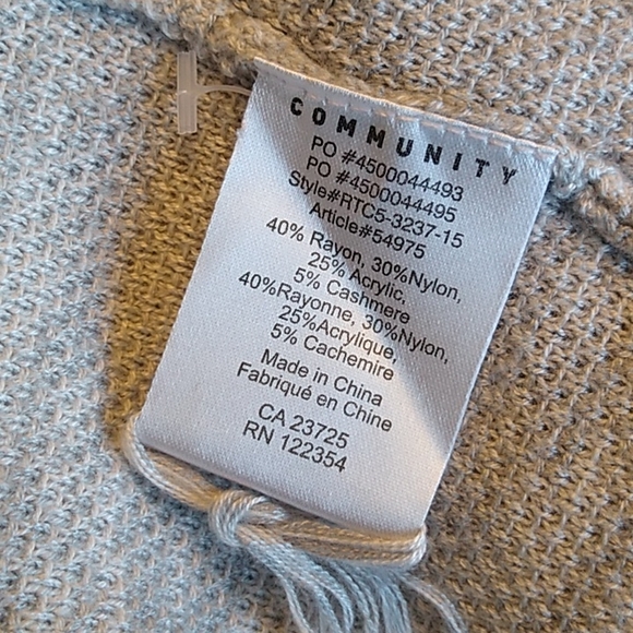 Community Open Front Dolman  Cardigan - Picture 6 of 7